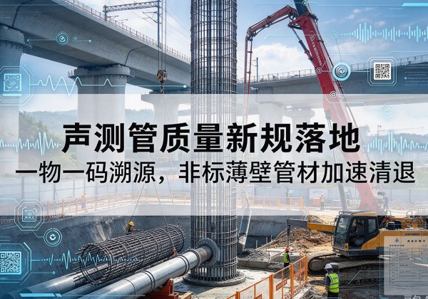 兰坪声测管质量新规落地，一物一码溯源，非标薄壁管材加速清退